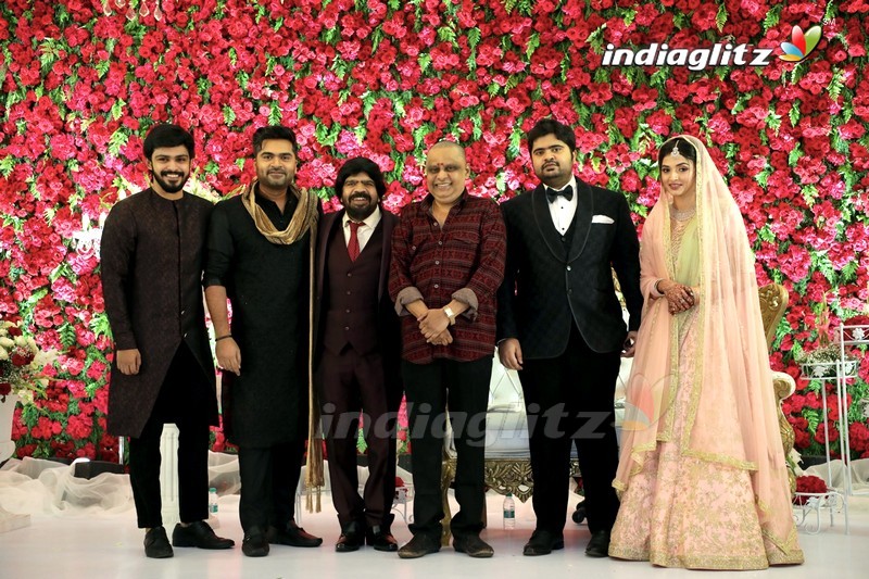 Celebs @ Simbu's Brother TR Kuralarasan Wedding Reception