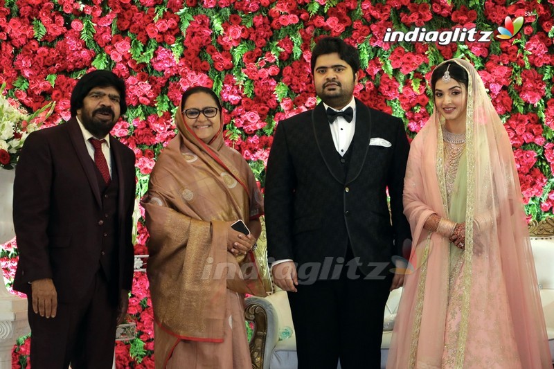 Celebs @ Simbu's Brother TR Kuralarasan Wedding Reception