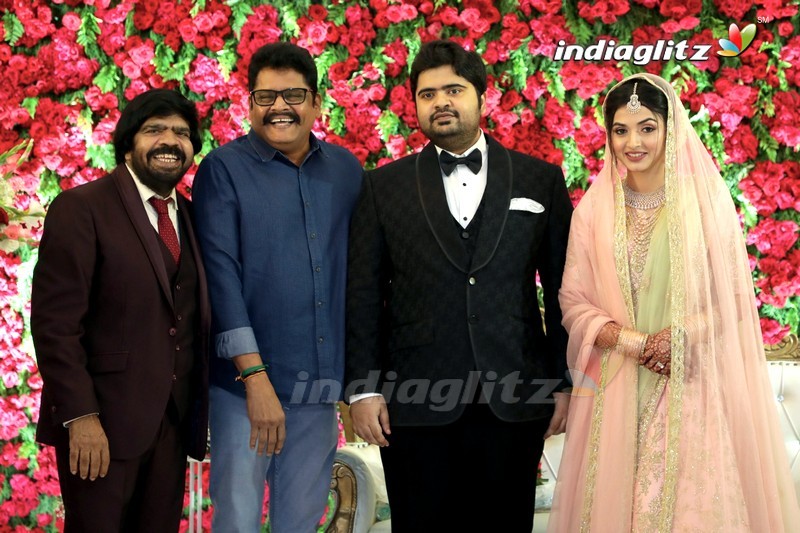 Celebs @ Simbu's Brother TR Kuralarasan Wedding Reception