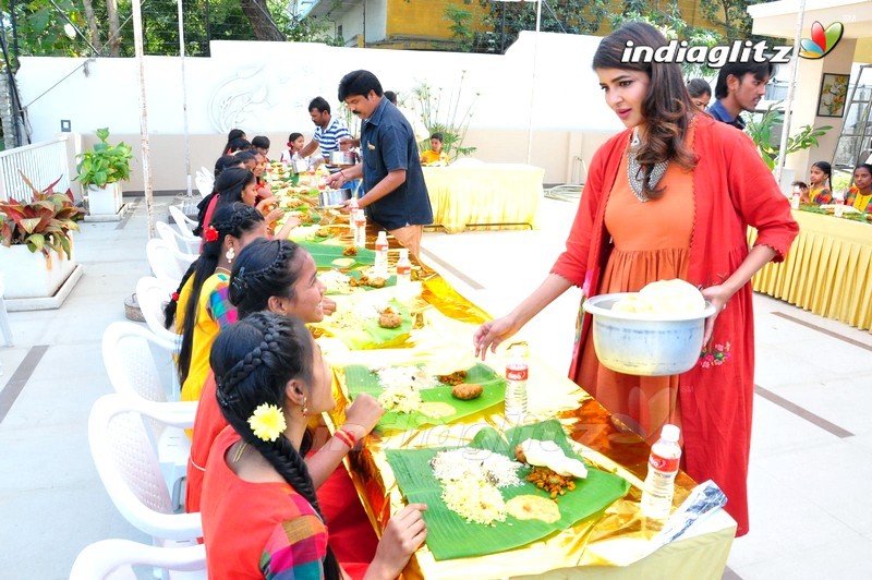 Lakshmi Manchu Celebrates Sankranthi with Govt Schools Kids