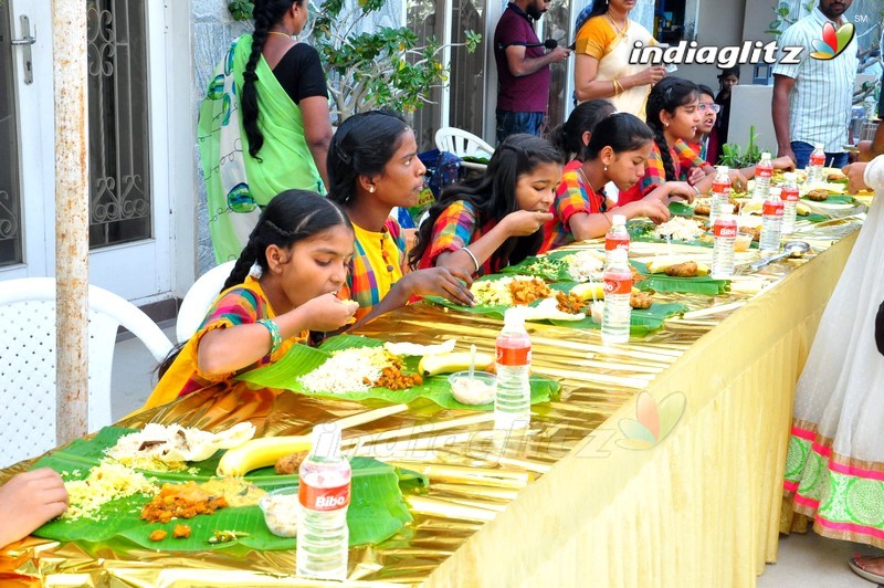 Lakshmi Manchu Celebrates Sankranthi with Govt Schools Kids