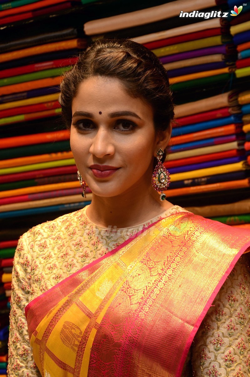 Lavanya Tripathi Launches Kanchipuram Kamakshi Silks