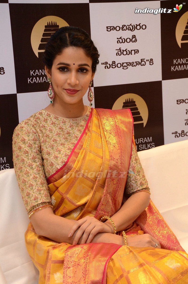 Lavanya Tripathi Launches Kanchipuram Kamakshi Silks