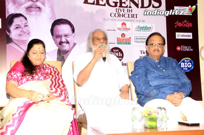 Legends Live Concert Press Meet