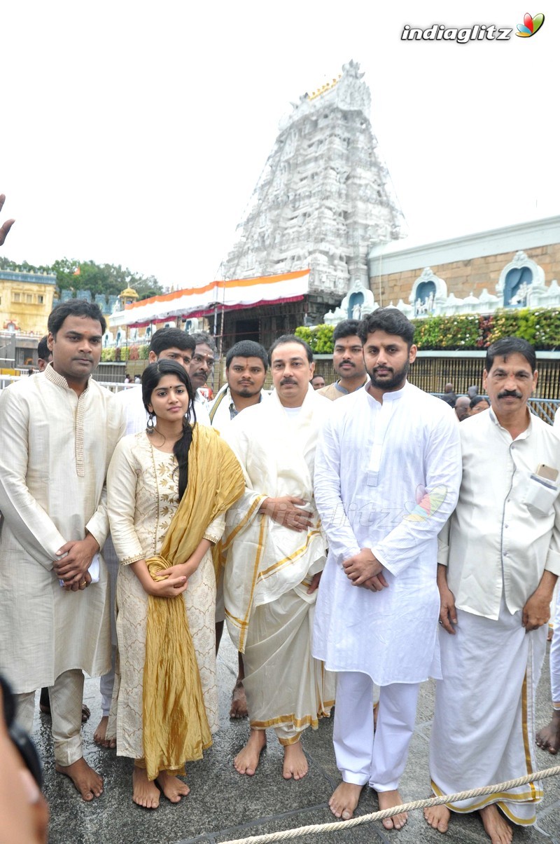 'LIE' Movie Team At Tirumala