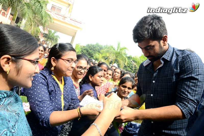 'London Babulu' Team @ Sweet Magic & Malineni Perumallu College In Guntur