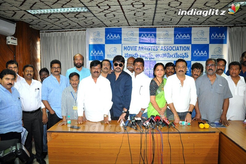 Maa Association Press Meet For Sri Reddy