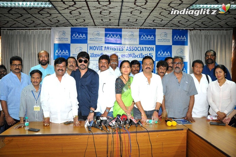 Maa Association Press Meet For Sri Reddy