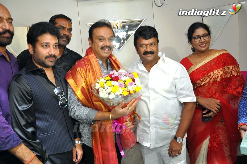 MAA President Naresh Meets Krishna & Krishnam Raju