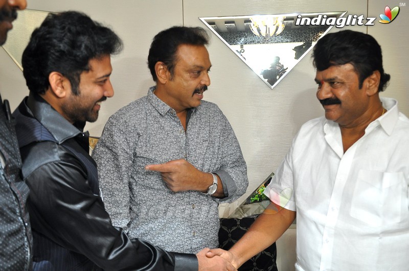 MAA President Naresh Meets Krishna & Krishnam Raju