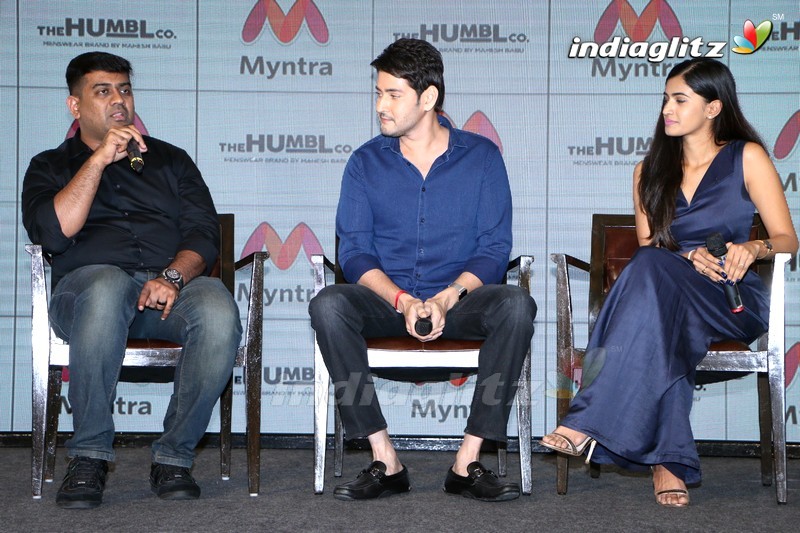 Mahesh Babu's Humble Brand - Myntra Press Meet