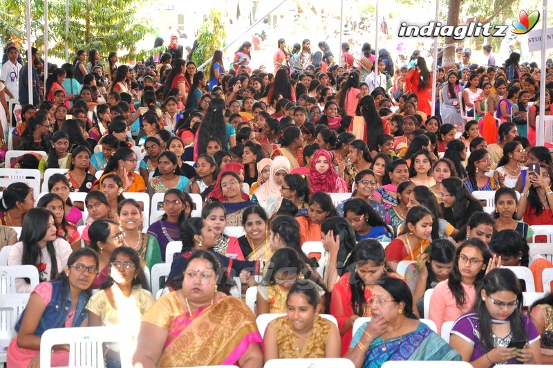 'Manasuku Nachindi' Team @ Kasturba Gandhi Degree & PG College for Women