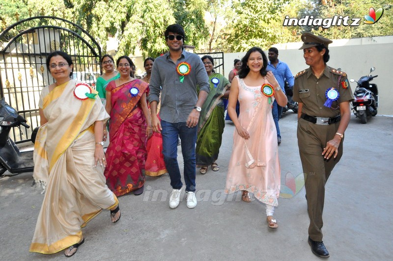 'Manasuku Nachindi' Team @ Kasturba Gandhi Degree & PG College for Women