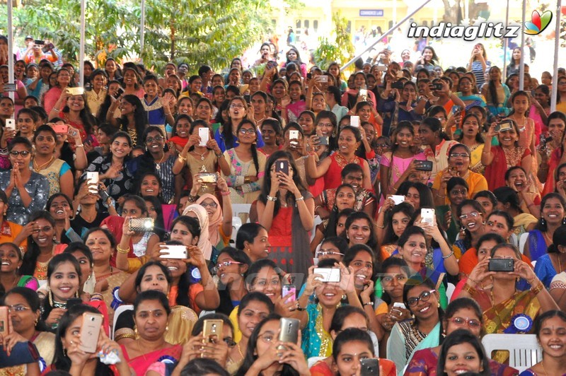 'Manasuku Nachindi' Team @ Kasturba Gandhi Degree & PG College for Women