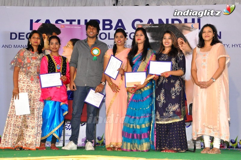 'Manasuku Nachindi' Team @ Kasturba Gandhi Degree & PG College for Women