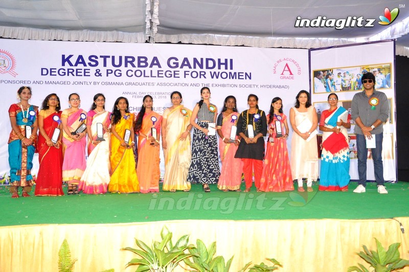 'Manasuku Nachindi' Team @ Kasturba Gandhi Degree & PG College for Women