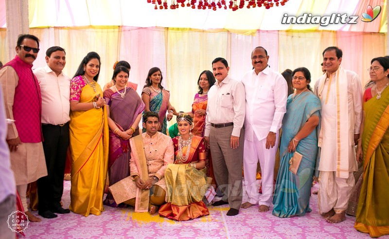 Celebs @ Lahari Manohar Naidu's Son Wedding