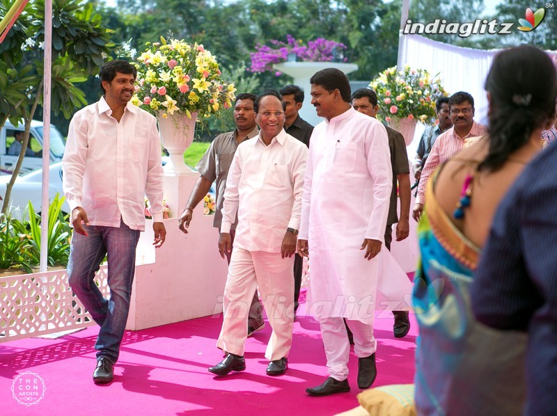 Celebs @ Lahari Manohar Naidu's Son Wedding