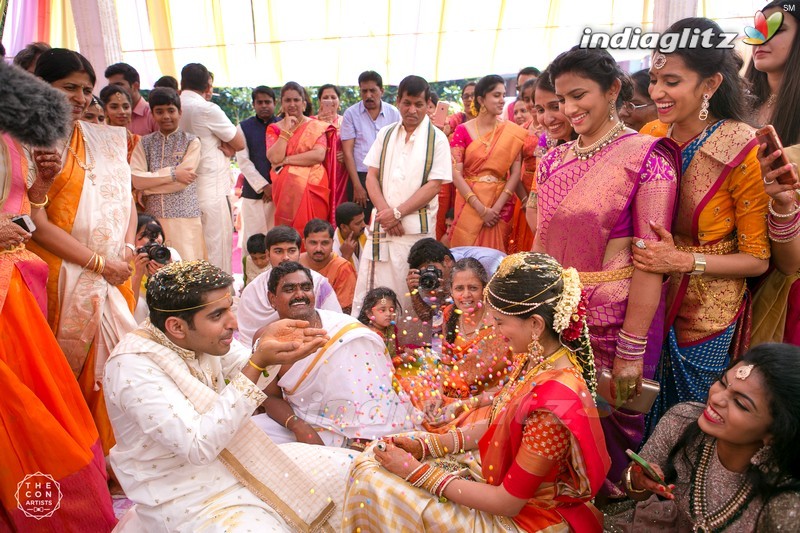 Celebs @ Lahari Manohar Naidu's Son Wedding