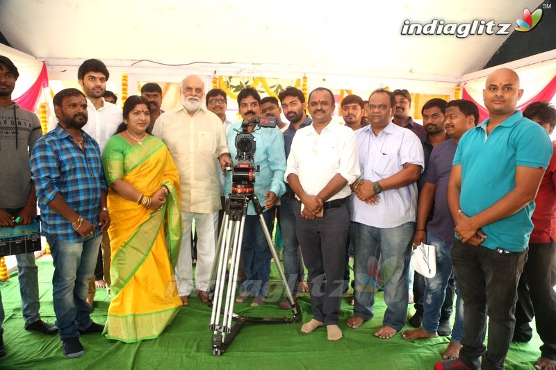 Raghavendra Rao At Mate Matram Serial Launch