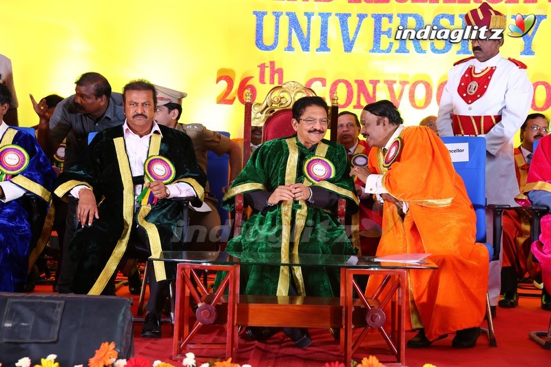 Mohan Babu Receives Doctorate From MGR University