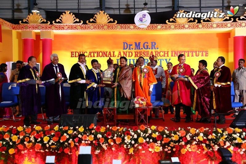 Mohan Babu Receives Doctorate From MGR University