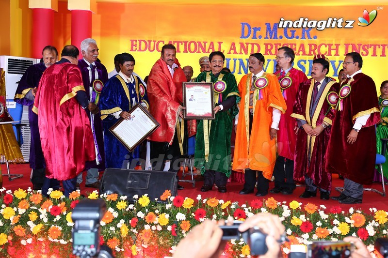 Mohan Babu Receives Doctorate From MGR University