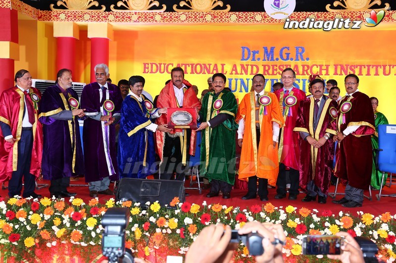 Mohan Babu Receives Doctorate From MGR University