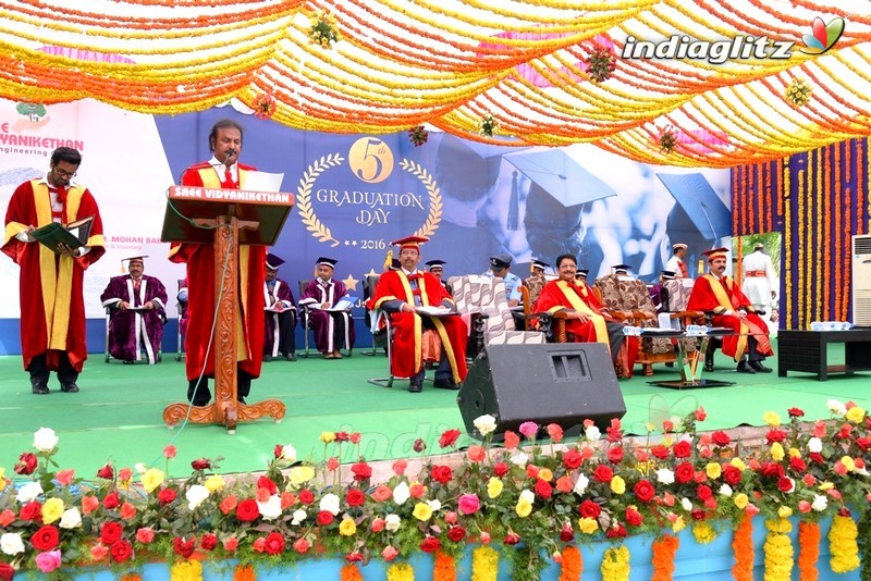 Sree Vidyanikethan Engineering College Graduation Day Stills