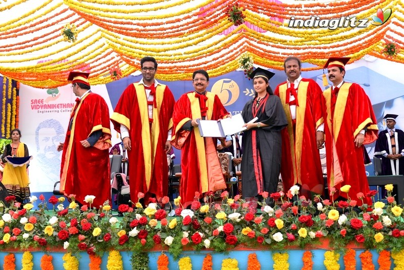 Sree Vidyanikethan Engineering College Graduation Day Stills