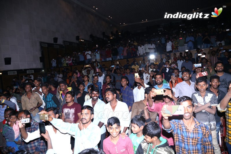 'Mr Majnu' Team @ Sree Ramulu and Bramaramba Theaters