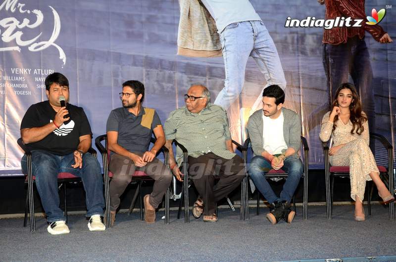 'Mr Majnu' Team Celebrates Success