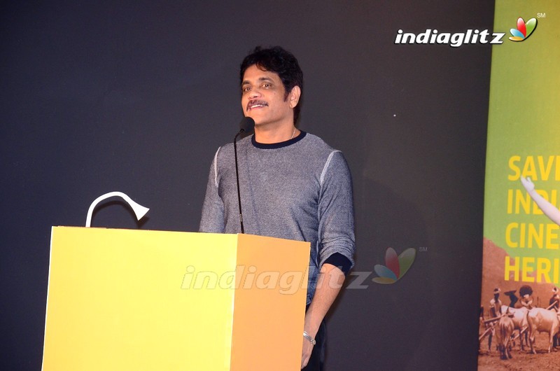 Nagarjuna & Amala Launches 5th Film Preservation & Restoration Work Shop Indai 2019 Poster