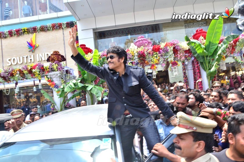 Nagarjuna & Raashi Khanna @ South India Shopping Mall Inauguration