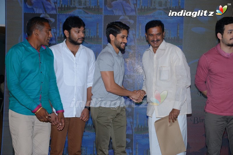 Akhil, Naga Chaitanya Launches Nagarjuna's Postal Stamp