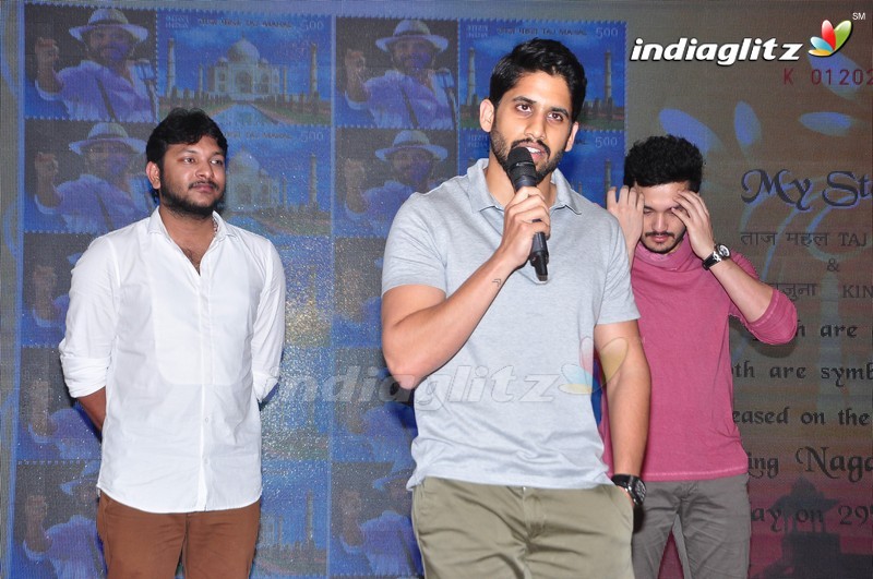 Akhil, Naga Chaitanya Launches Nagarjuna's Postal Stamp