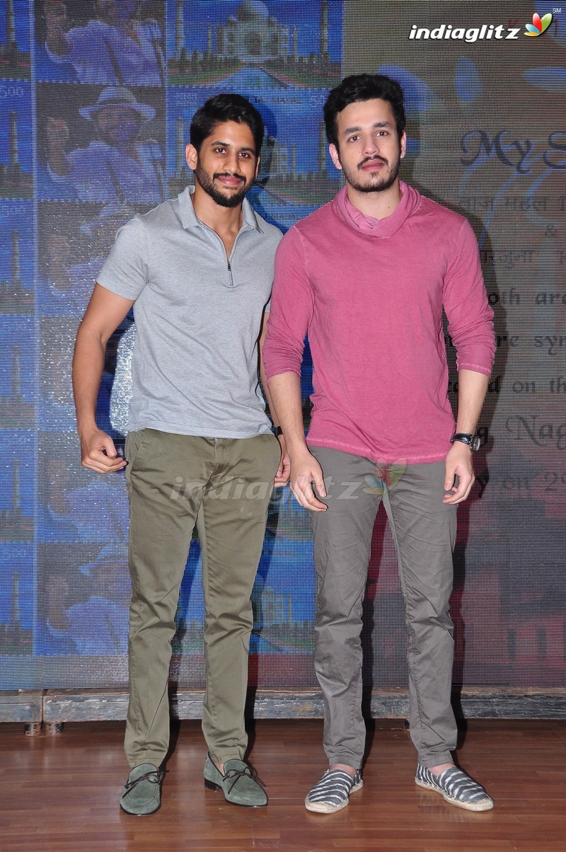 Akhil, Naga Chaitanya Launches Nagarjuna's Postal Stamp