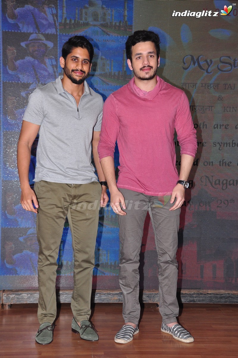 Akhil, Naga Chaitanya Launches Nagarjuna's Postal Stamp