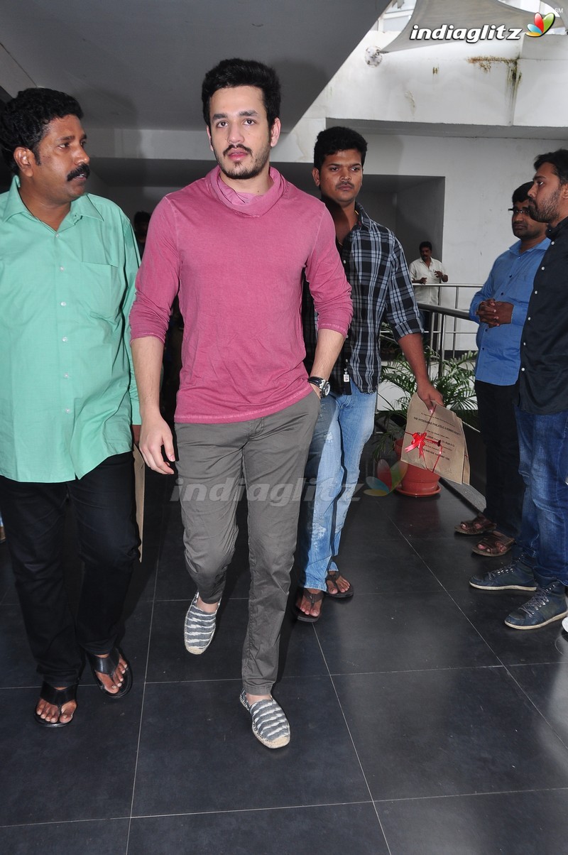 Akhil, Naga Chaitanya Launches Nagarjuna's Postal Stamp