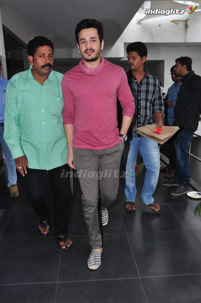 Akhil, Naga Chaitanya Launches Nagarjuna's Postal Stamp