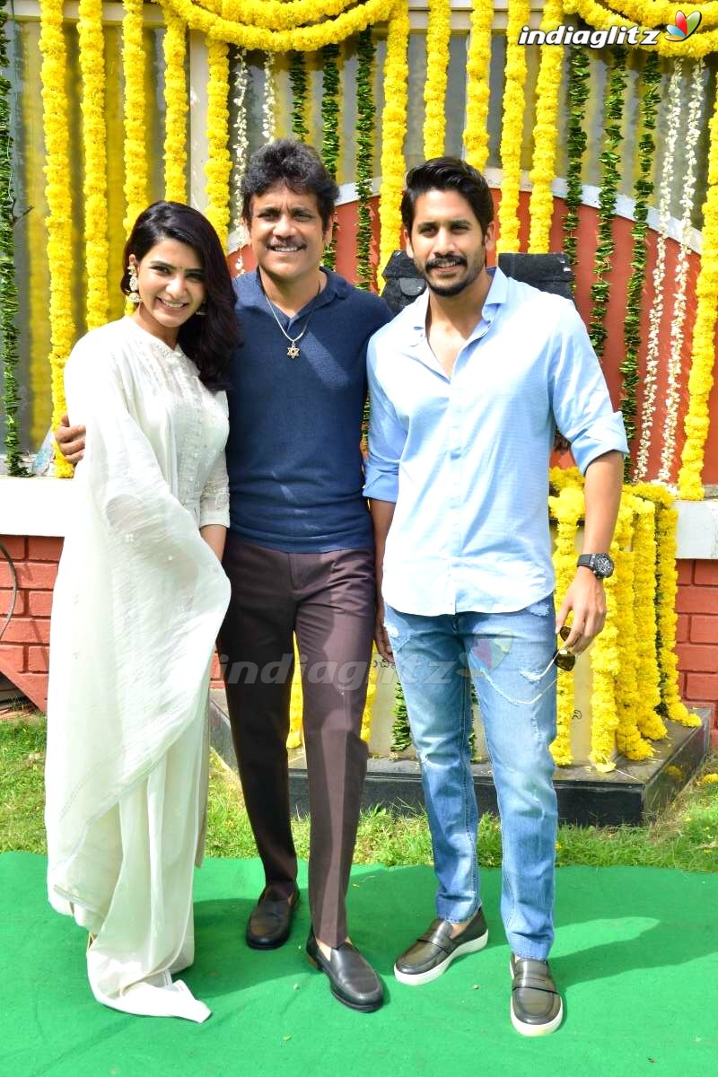 Naga Chaitanya, Samantha New Movie Launch