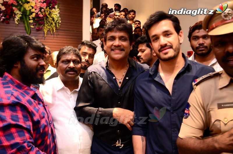 Nagarjuna & Akhil Launches South Indian Shopping Mall @ Abids