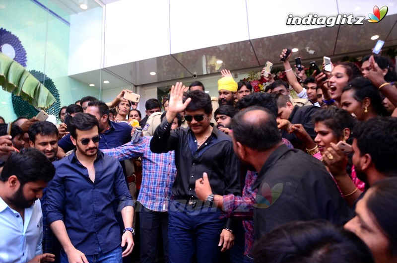 Nagarjuna & Akhil Launches South Indian Shopping Mall @ Abids