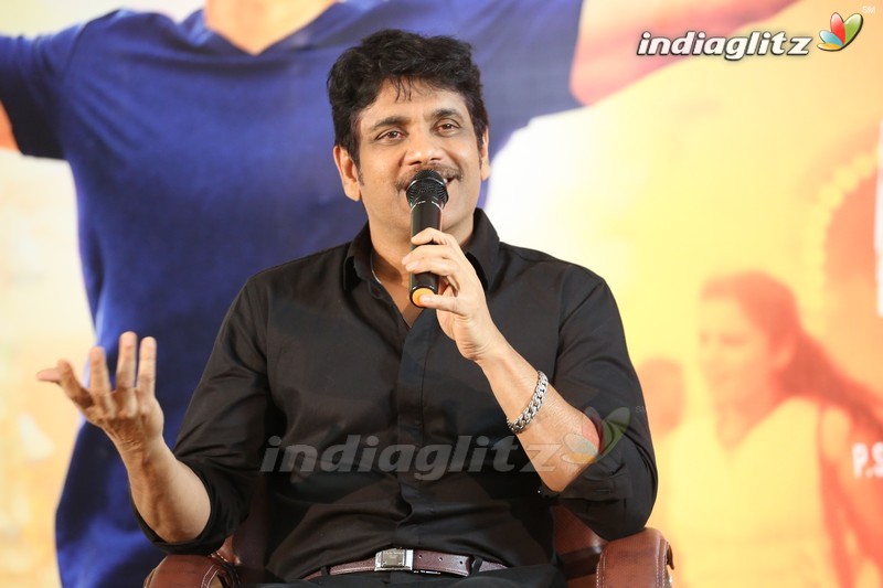 Nagarjuna @ 'Hello' Press Meet