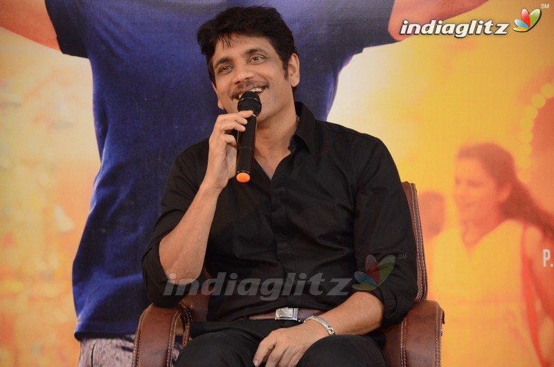 Nagarjuna @ 'Hello' Press Meet