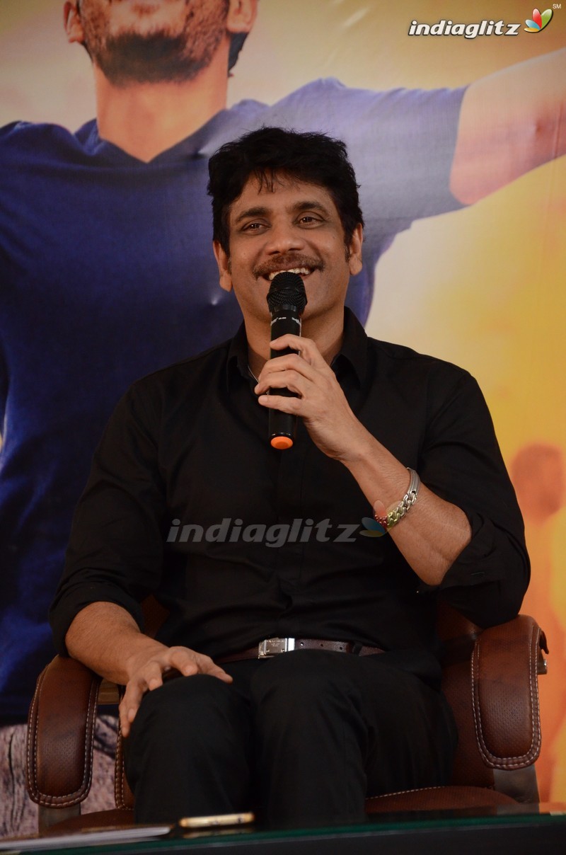 Nagarjuna @ 'Hello' Press Meet