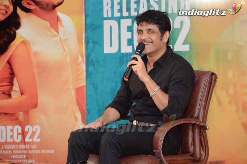 Nagarjuna @ 'Hello' Press Meet