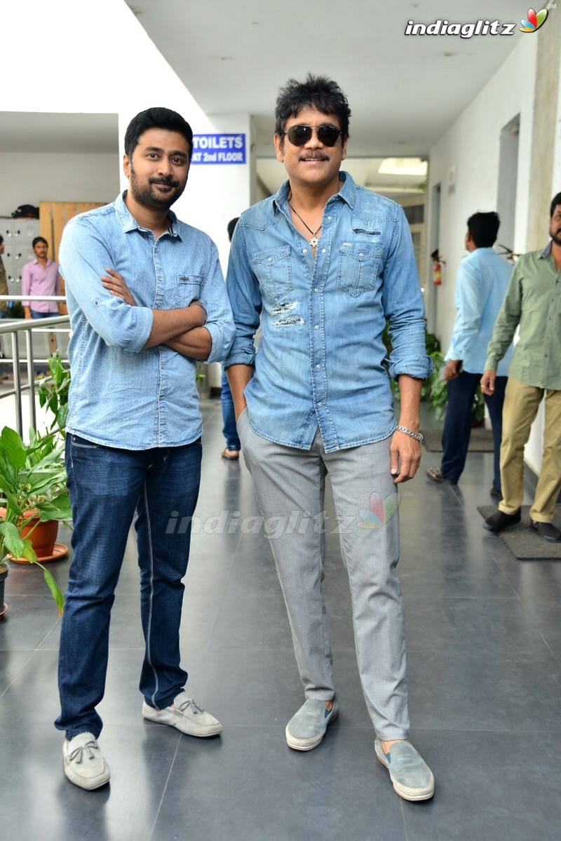 Nagarjuna Press Meet About 'Chi La Sow'