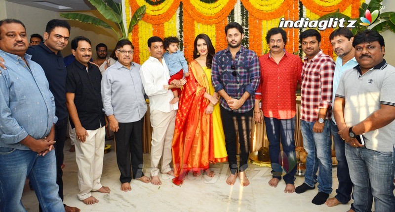 Nithiin's 'Srinivasa Kalyanam' Movie Launch