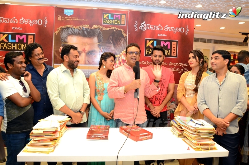 'Srinivasa Kalyanam' Team at KLM Fashion Mall